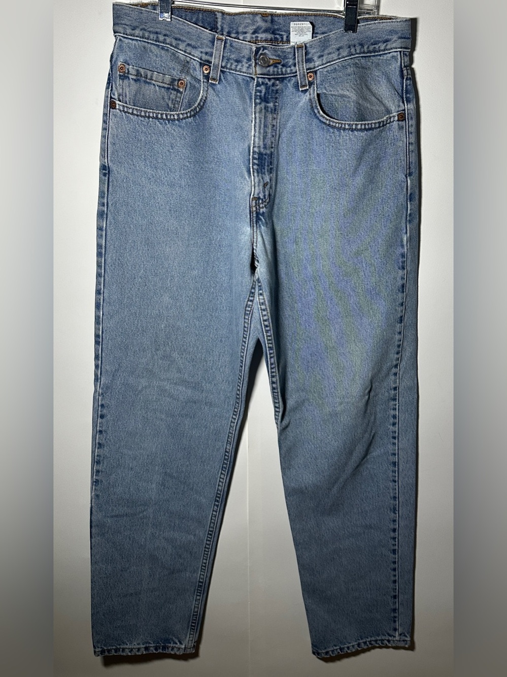 Levi's Straight Leg Jeans in Light Blue Denim